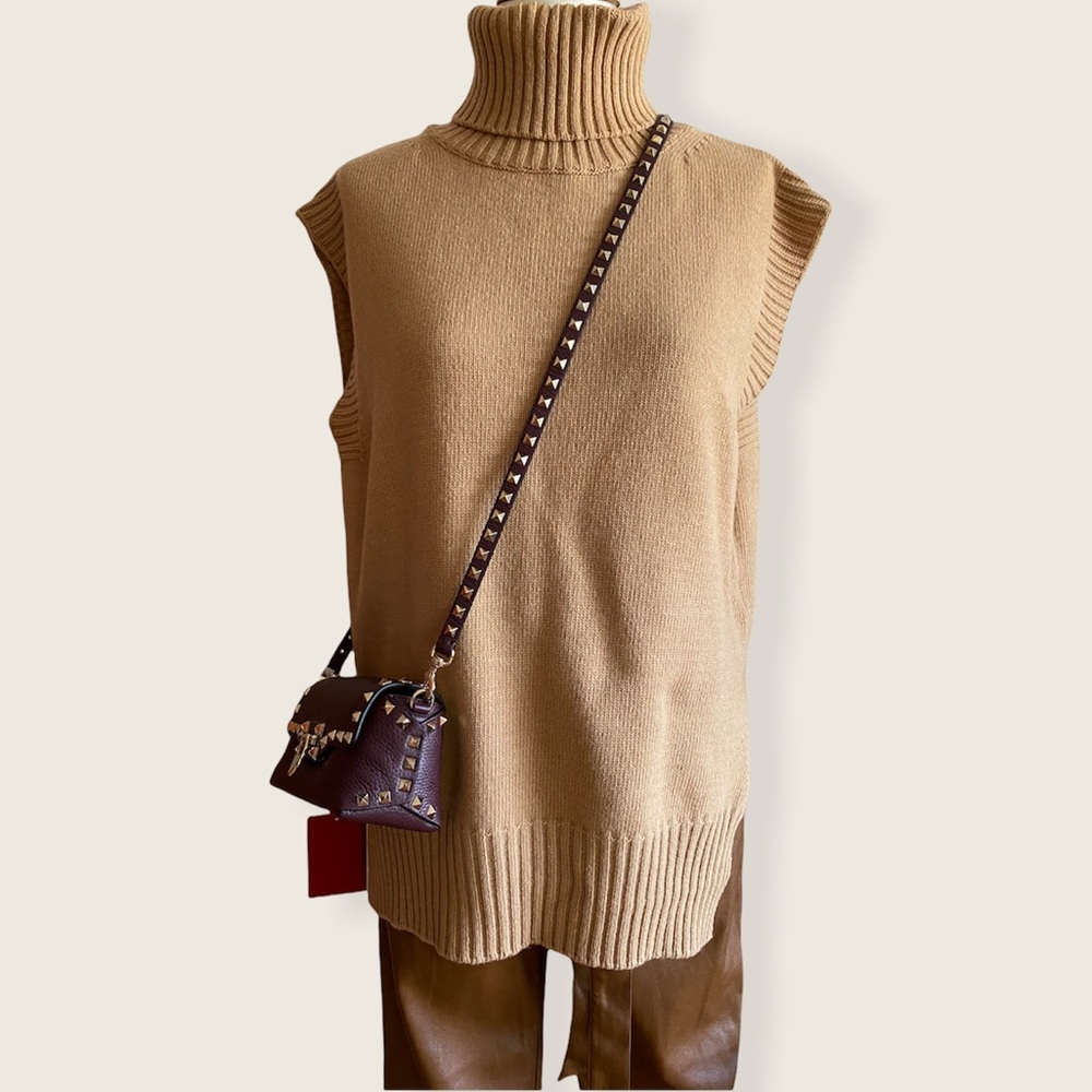 NWT Valentino Mini Rockstud Leather Crossbody Bag - Picture 2 of 12